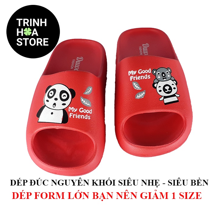 Dép nam nữ big size , bánh mì hình gấu trúc  siêu nhẹ , siêu bền , xu hướng thời trang năm 2022 - Hàng VNXK - TH097-4