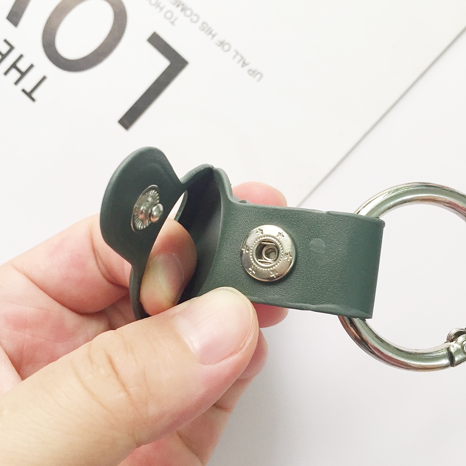 Vỏ bọc bảo vệ máy theo dõi vị trí Airtags bằng da chống mất thiết kế hoạt hình đáng yêu tiện lợi
