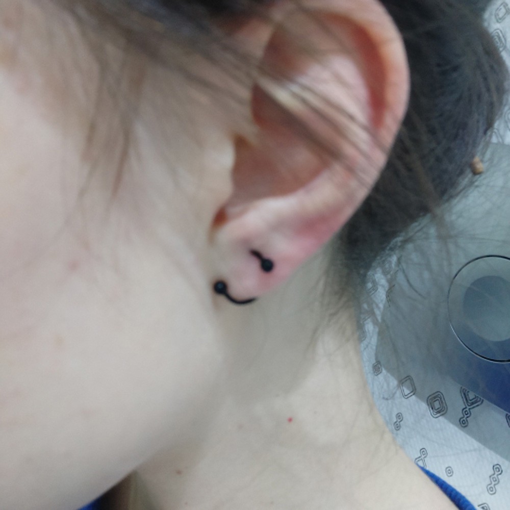 2 khuyên xỏ cơ thể bằng thép không gỉ phong cách cá tính