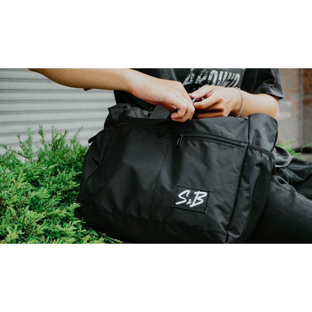 Ultility Tote Bag túi tiện lợi chính hãng thương hiệu S&B màu đen