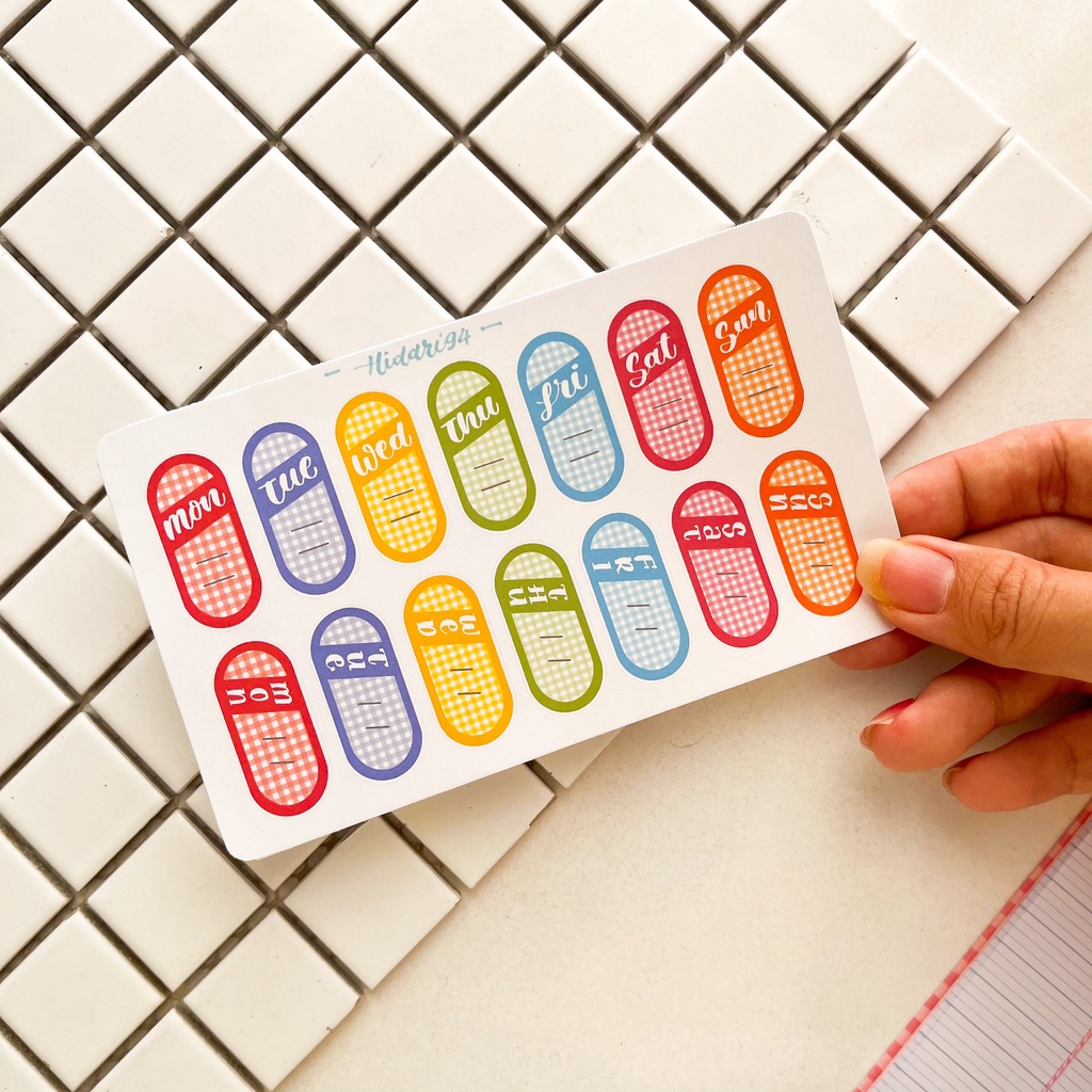 Sticker Đề Thứ Caro Xinh Xắn - Hidari