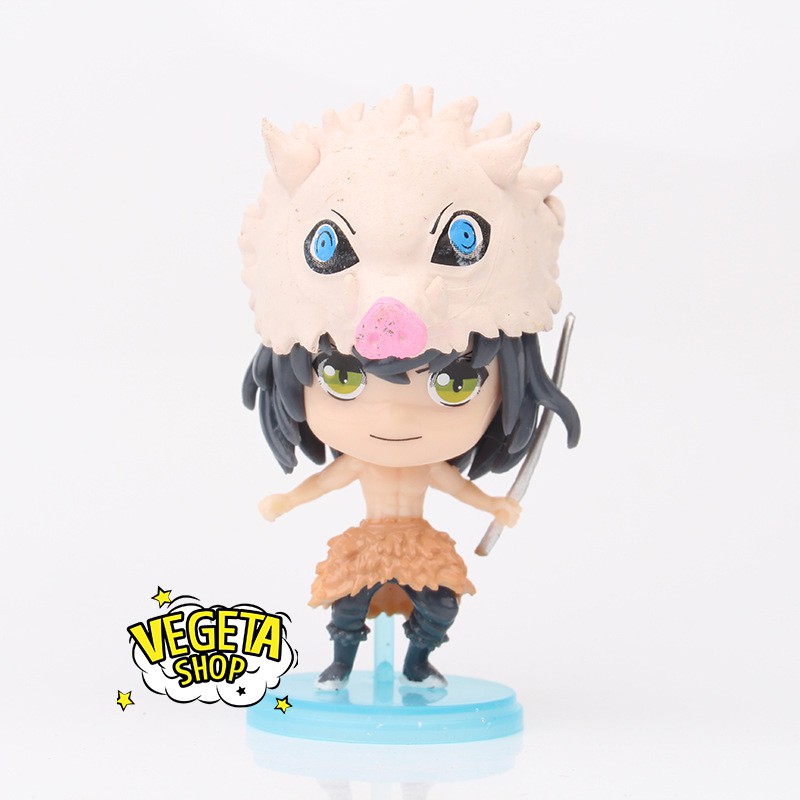 Mô hình Kimetsu No Yaiba - Mô hình thanh gươm diệt quỷ - Set 5 nhân vật Tanjiro Nezuko Zenitsu Inosuke Giyu - Cao 8cm