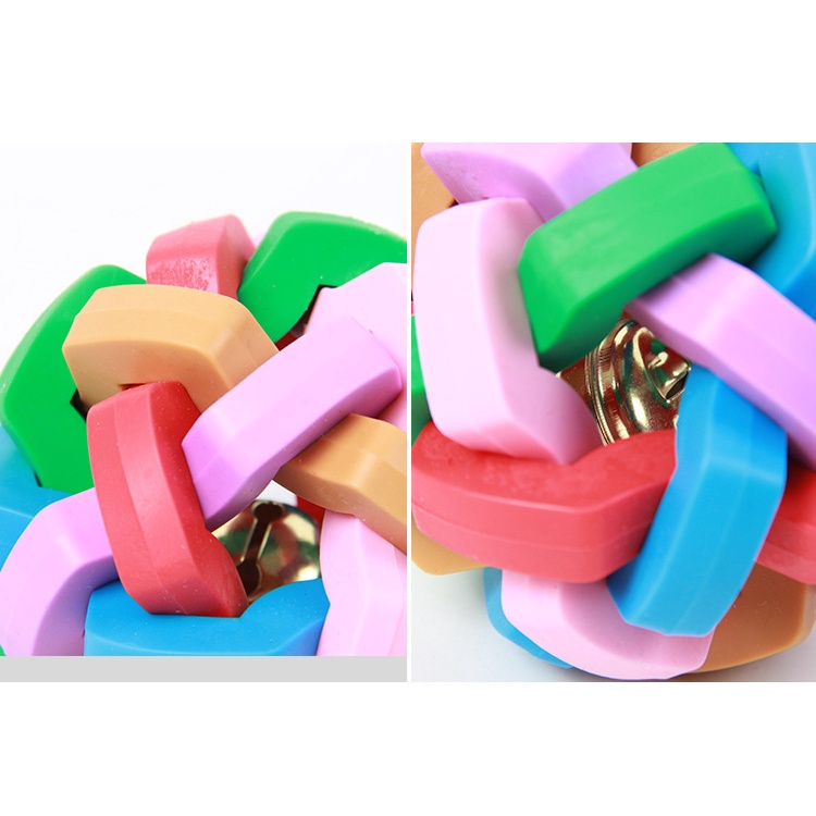 Bóng đồ chơi có chuông nhiều màu cho thú cưng