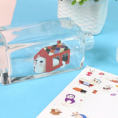 Bộ 4 Sticker mèo xinh xắn (ST10)