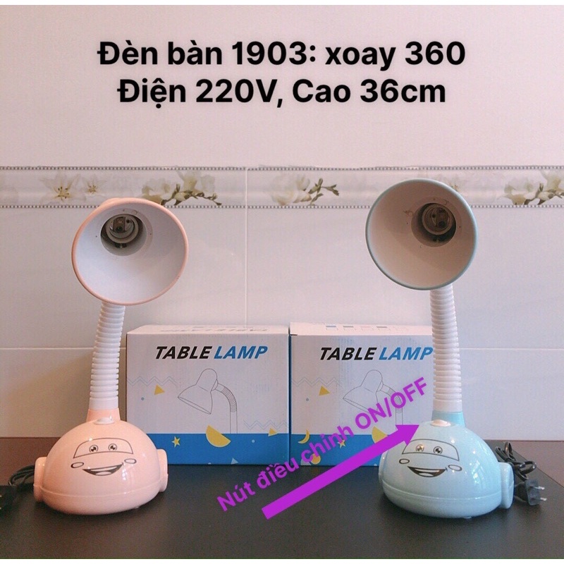 Đèn bàn học đủ mã (đã gồm bóng)