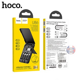 Bộ đầu chuyển đổi cáp đa năng Hoco U86 Type C Light.(ning) Micro USB-A