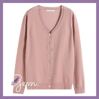 Áo Khoác Len Mỏng Cardigan Nhiều Màu Dáng Rộng Thoải Mái