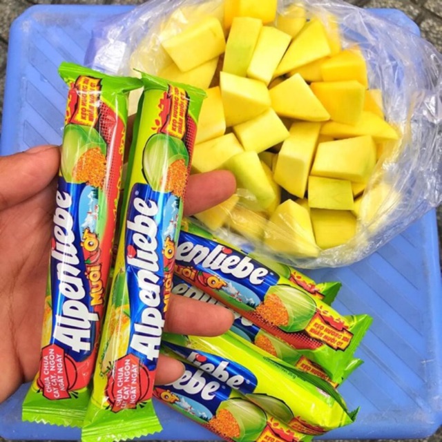 (CÓ SẴN)KẸO ALPENLIEBE hương xoài nhân muối ớt ( 16 thỏi)❣️ | BigBuy360 - bigbuy360.vn