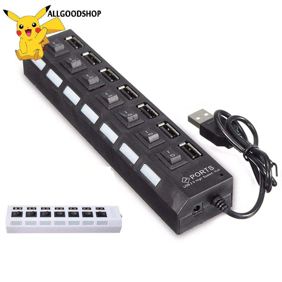 BỘ CHIA 7 CỔNG USB HUB 2.0 CÓ CÔNG TẮC-High Speed