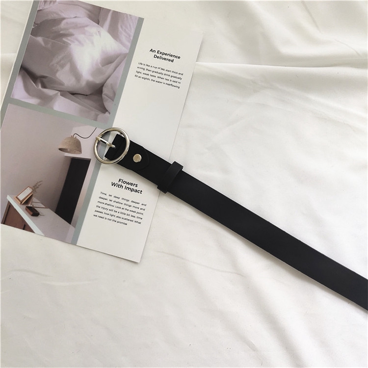 Thắt Lưng Da Kiểu Dáng Đơn Giản Thời Trang Cho Nữ