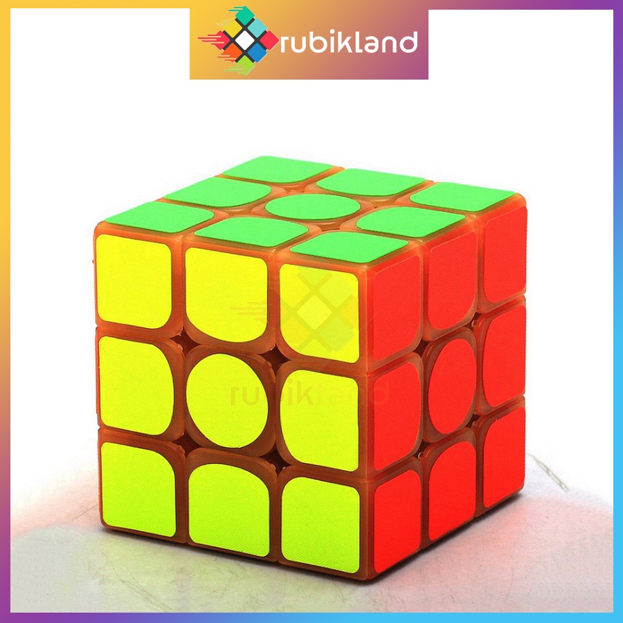 Rubik 3x3 ZCube Dạ Quang Rubic Biến Thể 3 Tầng Đồ Chơi Trí Tuệ Trẻ Em