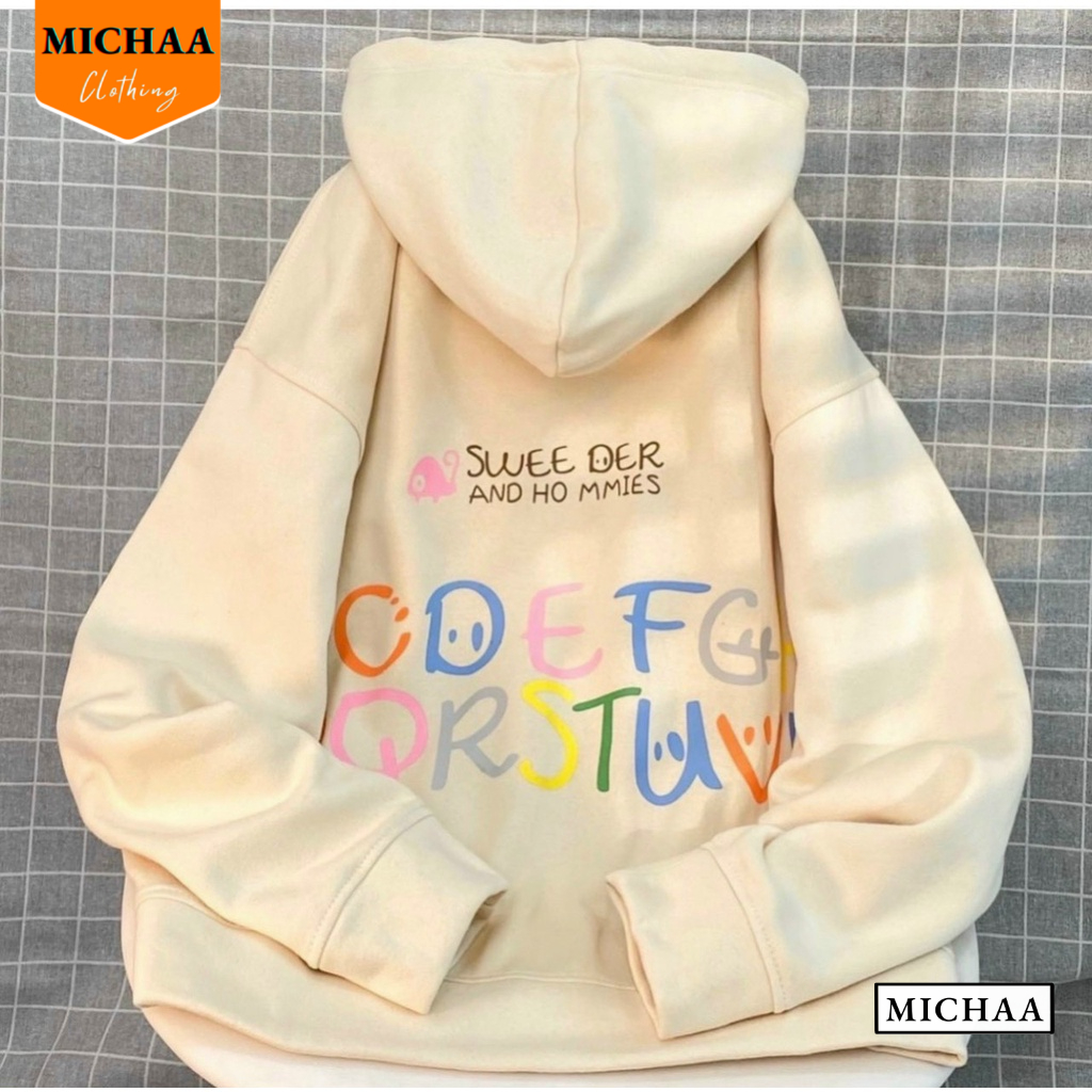 Áo Khoác Nỉ SWEEDER Nam Nữ Ulzzang Unisex Tay Rộng, Áo Khoác Dây Kéo Form Rộng - MICHAA