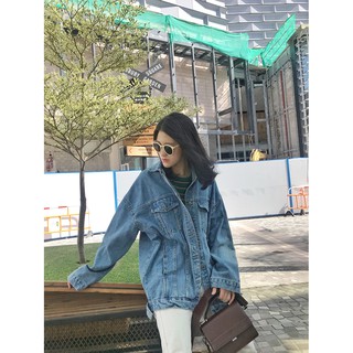 Áo khoác jeans nữ cá tính, áo khoác bò nữ full size