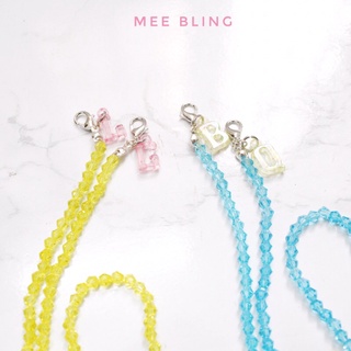 MEE BLING ♡ Dây đeo khẩu trang treo charm chữ theo yêu cầu Letter Mask Strap