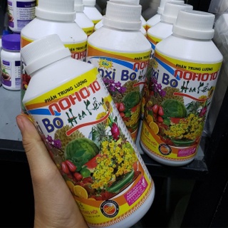 Siêu Canxi Bo kích rễ ra hoa đậu trái, chống nứt trái rụng trái cứng cây xanh lá 500ml