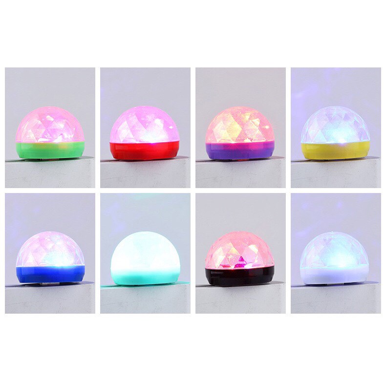 Đèn LED gắn Điện thoại di động USB sân khấu ánh sáng mini led pha lê