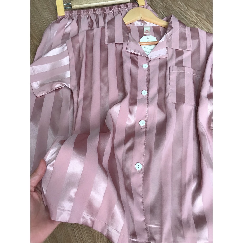 [Big Sale] 🌱Bộ Đồ Mặc Nhà ☘️Đồ Ngủ Pijama Lụa Cao Cấp Siêu Mát Mềm Mịn - ELSA