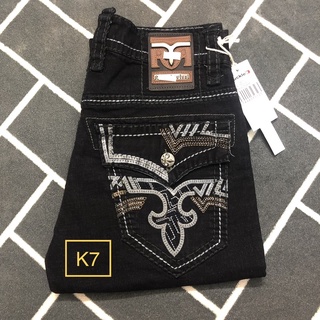 Quần Jeans Rock Revival Đen Cao Cấp