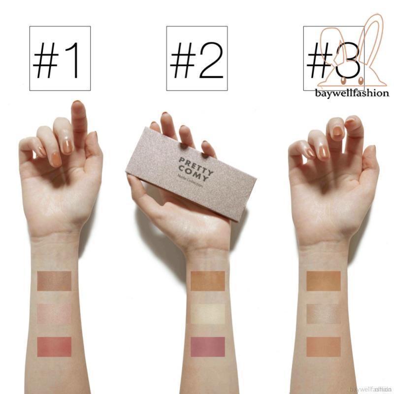 Bảng phấn mắt Pretty Comy với 3 màu kết hợp quyến rũ thời trang | BigBuy360 - bigbuy360.vn