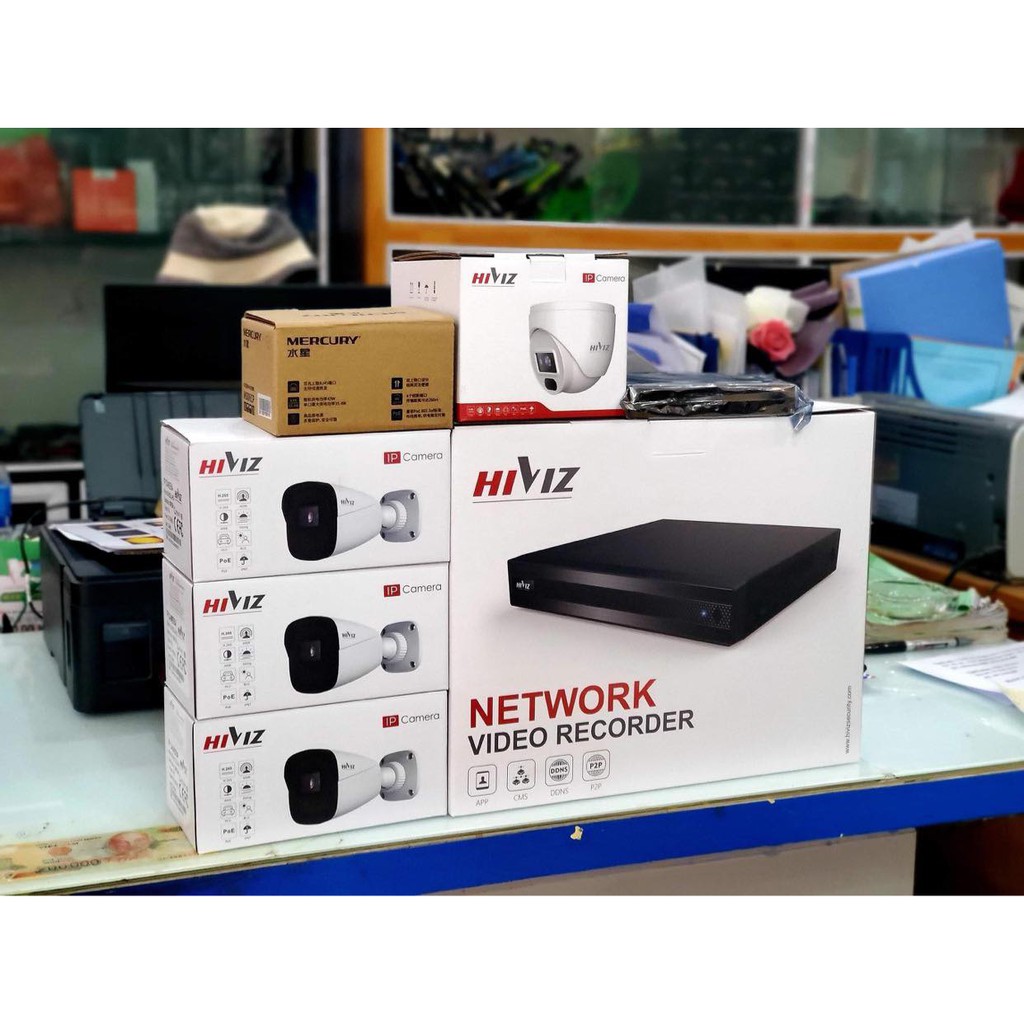 Đầu ghi hình Hiviz - HZ-3104C1 4 kênh 5MP, hỗ trợ camera Analog/TVI/CVI/AHD/IP - Chính hãng MAI HOÀNG !!