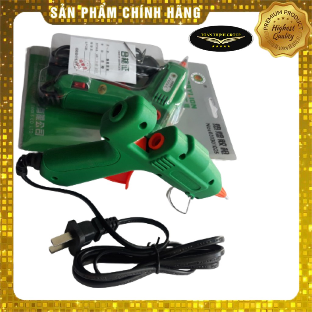 Súng Bắn Keo Nến Điện 25W - 60W Hiệu Berrylion  Chính Hãng, Máy Bắn Keo Silicon Cây Nhỏ - Cây Lớn
