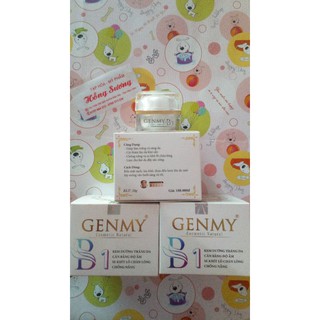 Kem genmy b1 trắng da 18g