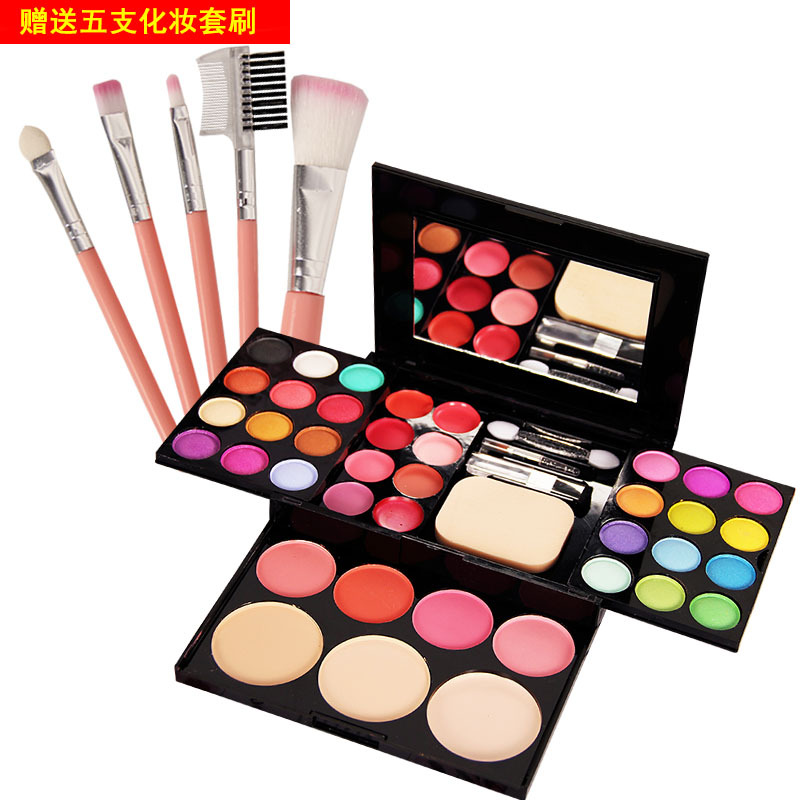 [Hàng mới về] Hộp phấn mắt/ má hồng/ son môi trang điểm đa năng tiện dụng dành cho người mới bắt đầu | BigBuy360 - bigbuy360.vn