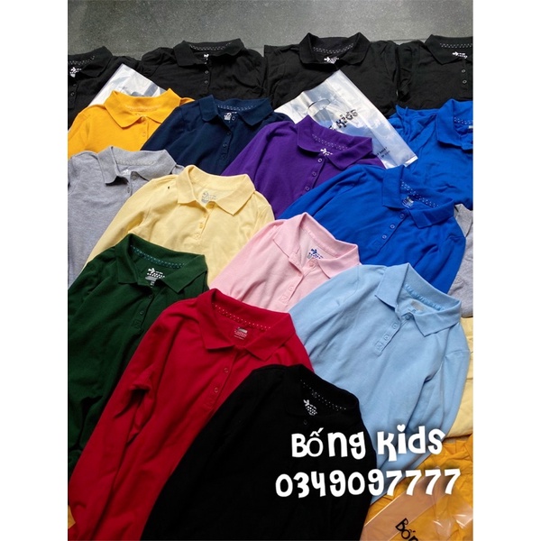 Áo Thu Polo Bé Trai &amp; Bé Gái ON