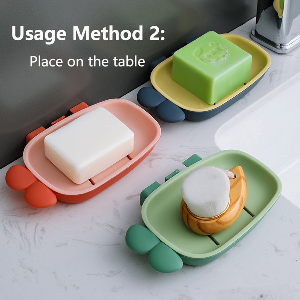 Khay Đựng Xà Phòng Không Đục Lỗ Nhiều Màu Sắc Cho Nhà Bếp/Phòng Tắm