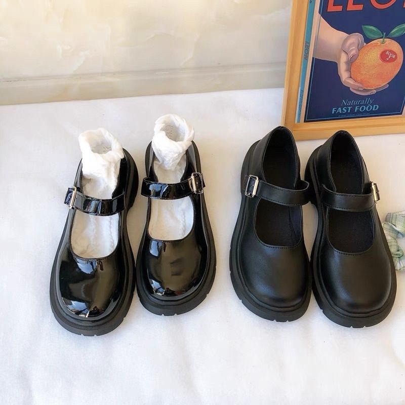 Giày Nữ Lolita Khoá Cài Đế  5Cm