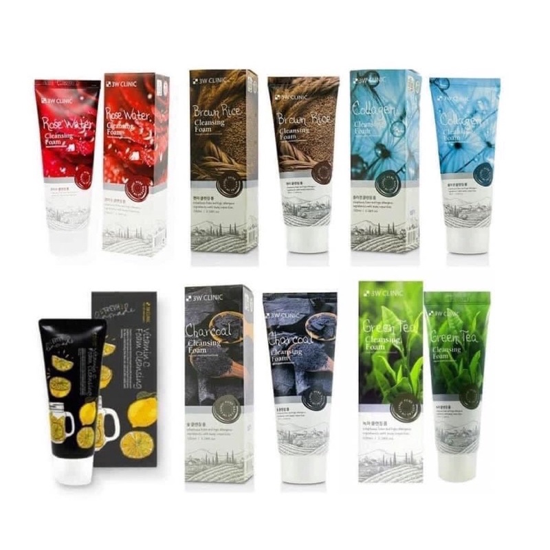 Sữa rửa mặt 3W clinic 100ml Hàn Quốc