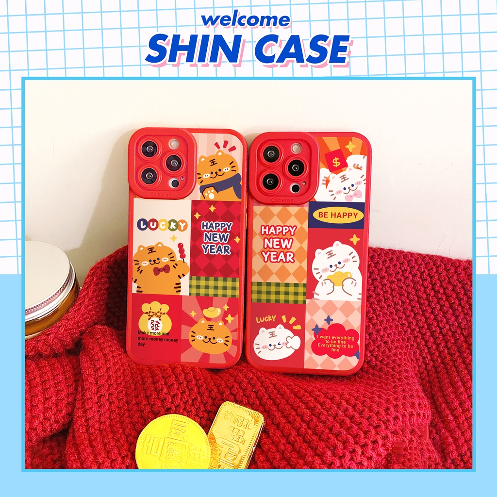 Ốp lưng iphone Hổ Năm Mới cạnh vuông 6/6plus/6s/6splus/7/7plus/8/8plus/x/xr/xs/11/12/13/pro/max/plus/promax | BigBuy360 - bigbuy360.vn