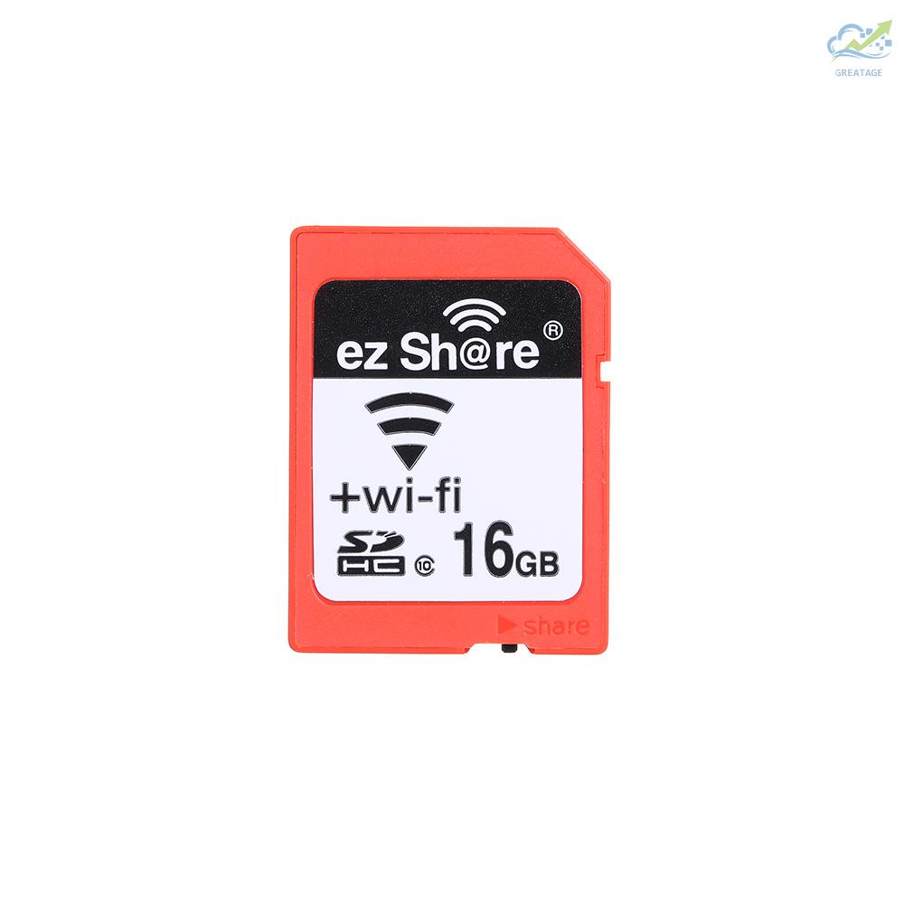 Thẻ Nhớ Sd Sdhc Wifi Ez Share Share Share Cho Máy Ảnh Canon / Nikon / Sony Class 10 16gb