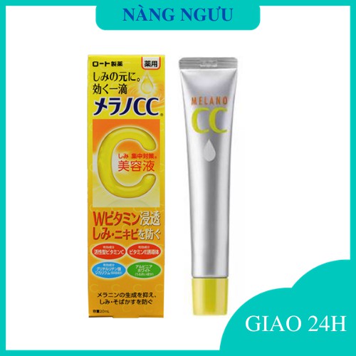 Serum Melano CC, Serum Cho Da Dầu Mụn Dưỡng Trắng, Ngăn Ngừa Mụn Và Chống Lão Hóa Da Hiệu Quả Số 1 Nhật Bản