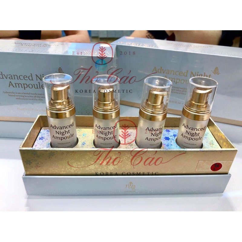 BỘ GUBONCHO ADVANCED NIGHT AMPOULE