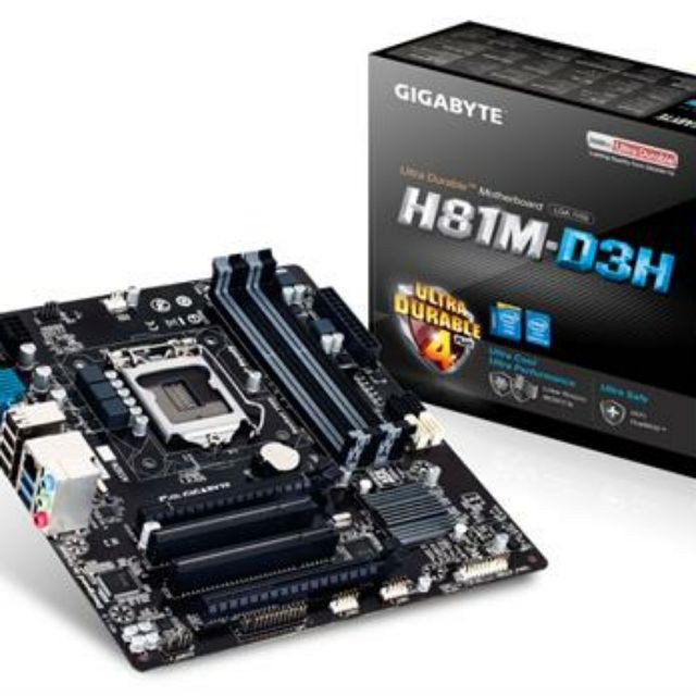 Bo mạch chủ Main Gigabyte H81M-D3H  - Hàng Công Ty - Bảo hành 36 tháng