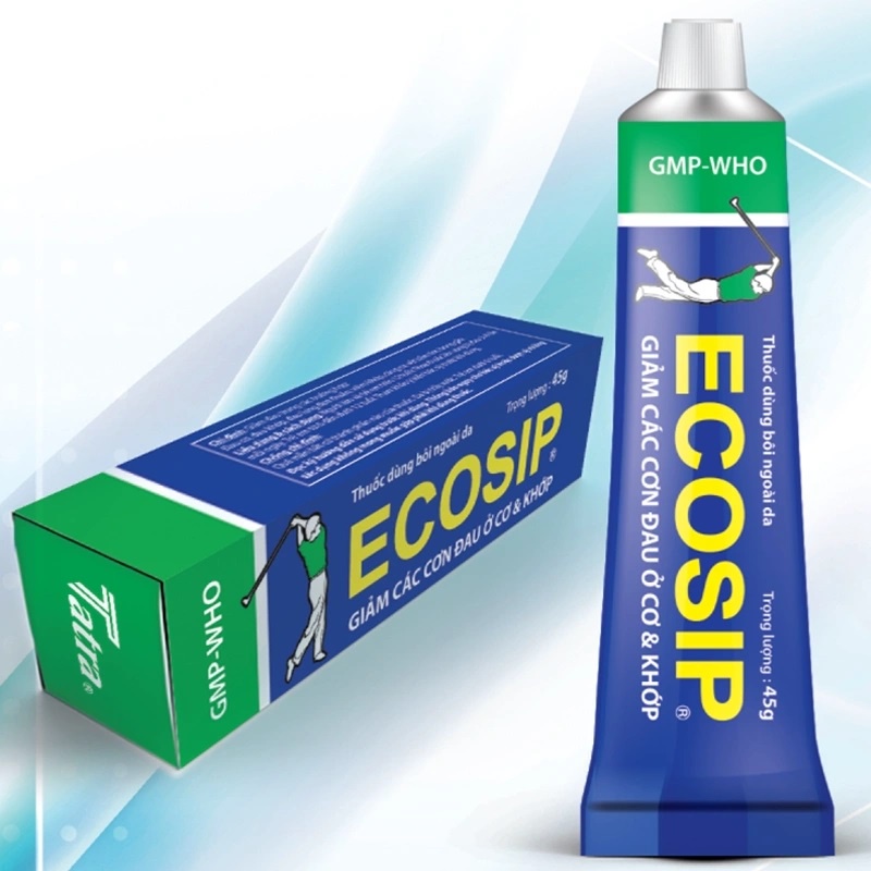 Kem giảm đau ECOSIP tuýp 45g