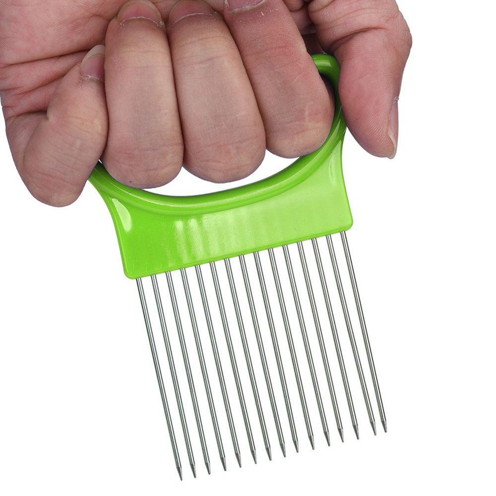YOLA Giá Đỡ Hỗ Trợ Cắt Lát Hành Tây / Rau Củ Bằng Thép Không Gỉ