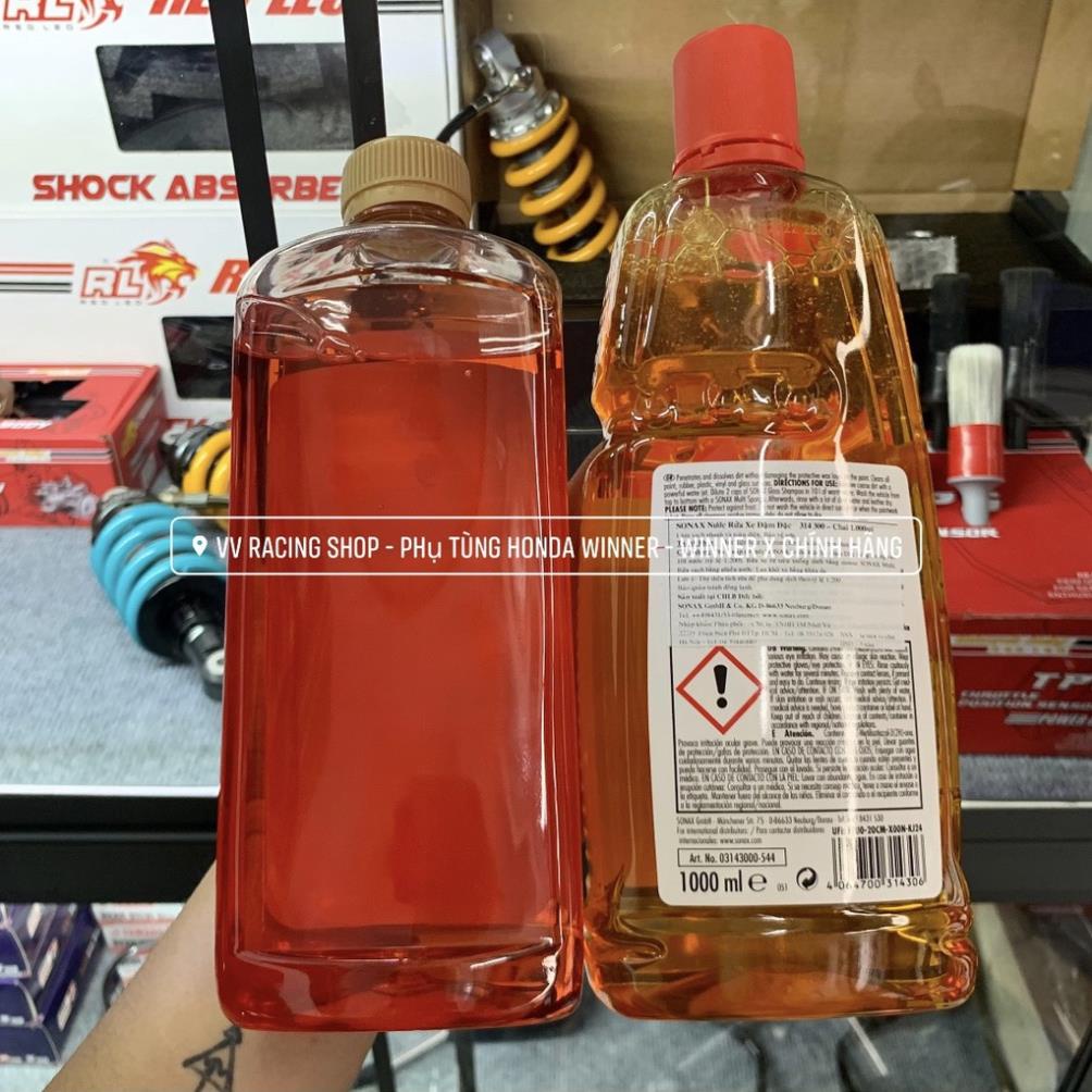 1Lit Nước Rửa Xe Sonax, Xà Phòng BZ, Xà Bông Rửa Xe BZ Gloss Shampoo /  Sonax Gloss Shampoo 1 Lít