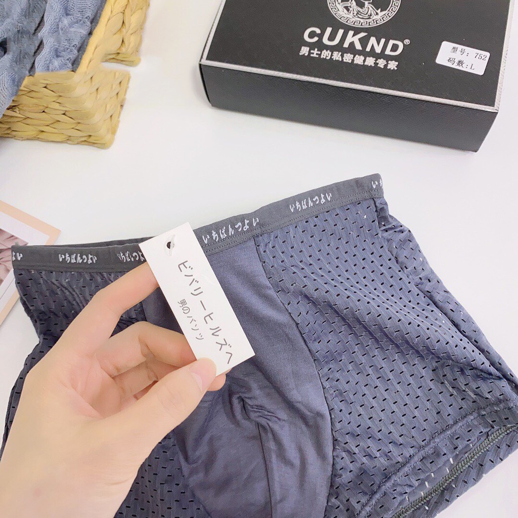 Quần Lót Nam Boxer Cạp Nhỏ Mẫu Đẹp QN01, Sịp Đùi Cao Cấp Dành Cho Nam Xuất Nhật