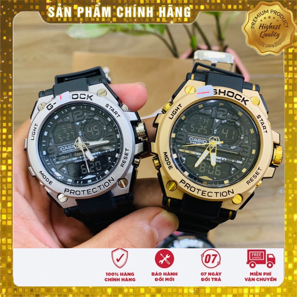 Đồng hồ điện tử nam G-86QB kiểu dáng thể thao trống nước tuyệt đối 45mm