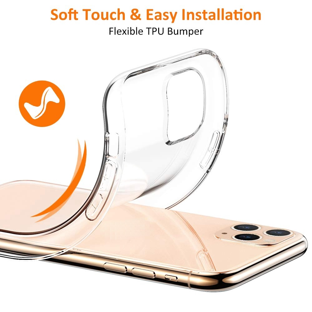 Ốp điện thoại TPU silicon mềm mỏng trong suốt bảo vệ cho for iphone 11/11Pro/11Pro Max/X/XS/XR/XSMAX/6/6s/6SPlus/7/8/8Plus