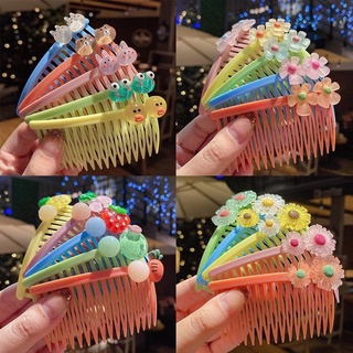 Lược cài tóc đính hoa đáng yêu cho cho bé - MS01