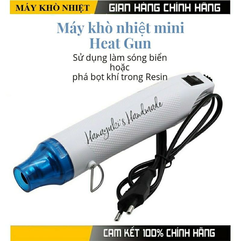 Máy khò nhiệt mini ( Heat Tool)  sử dụng làm hiệu ứng sóng biển, phá bọt khí trong Resin