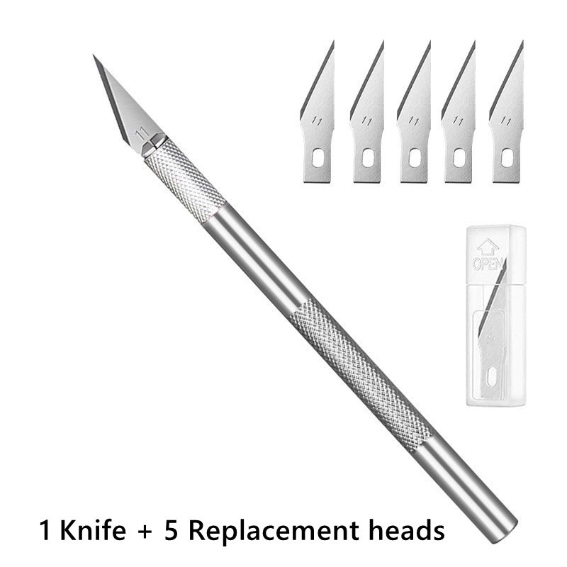 Dao Cắt Giấy Bằng Kim Loại Có Thể Thay Thế Màu Sắc