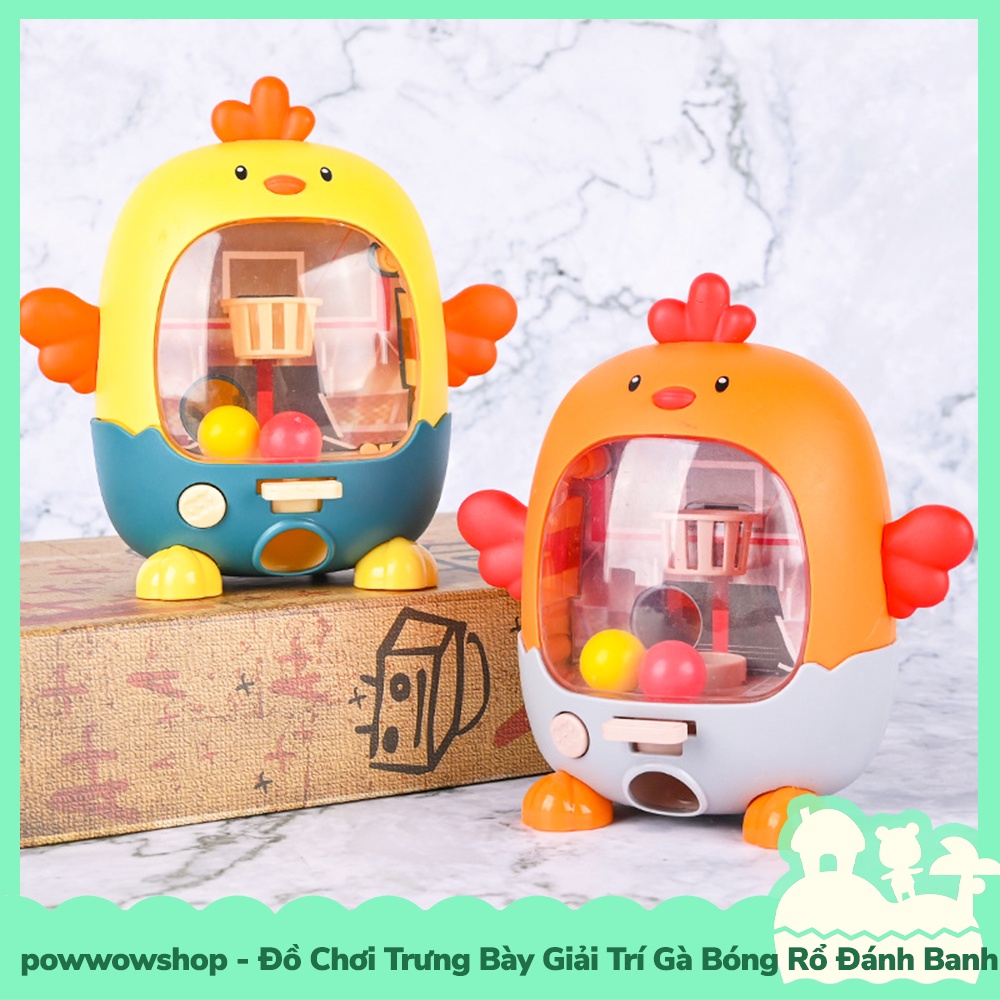 [Sẵn VN - Hỏa Tốc] Đồ Chơi Giải Trí Trưng Bày Máy Bóng Rổ, Đá Banh Vui Nhộn Cầm Tay Mini Nhỏ Gọn