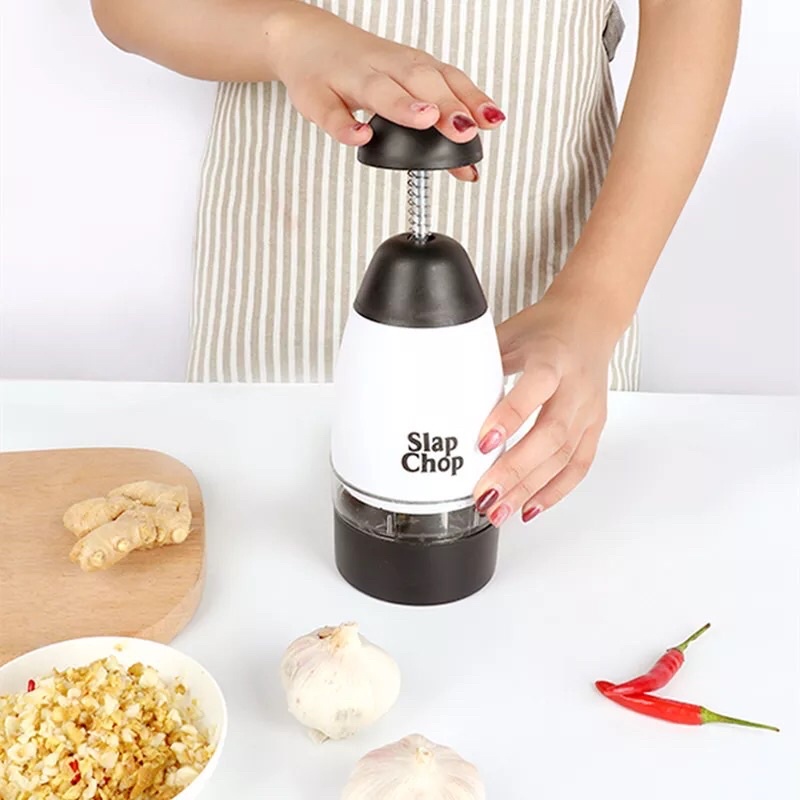 Dụng Cụ Băm Tỏi Ớt Rau Củ Quả Bằng Tay Slap Chop Tiện Ích Cho Nhà Bếp