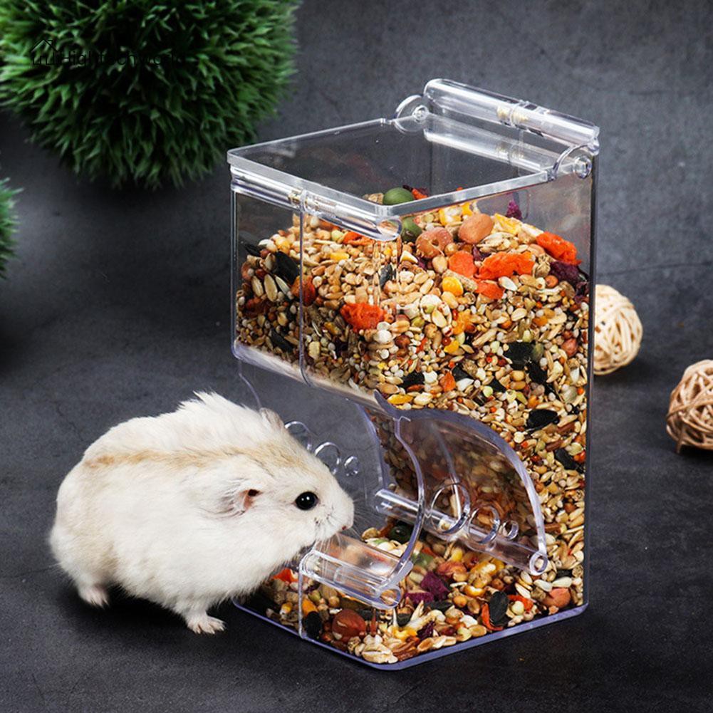 Tô Thức Ăn Cho Chuột Hamster Bằng Nhựa Trong Suốt