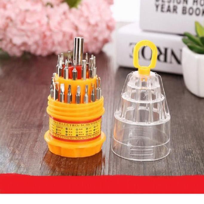 Bộ Tua Vít Mini 31 Món - Hộp Hình Tháp- hàng chuẩn