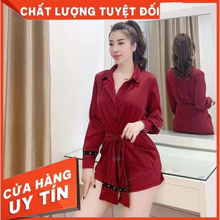 Set bộ sơ mi nữ kèm quần